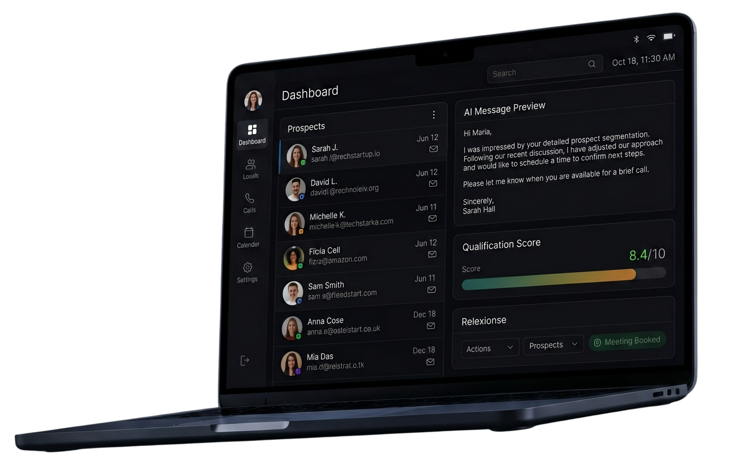 Silent Grid dashboard running on a MacBook